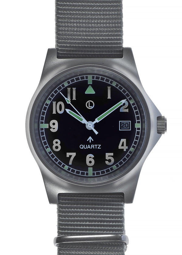 MWC G10 LM Stainless Steel Military Watch on a Grey NATO Strap (Sterile Dial) Ex Display Watch Save 50%!