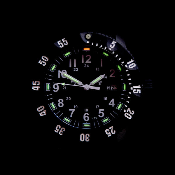 MWC P656 Titanium Tactical Series Watch with GTLS Tritium with 24 Jewel Automatic Movement (Date Version) - Ex Display Watch from the IWA 2023 Show in Nürnberg, Germany
