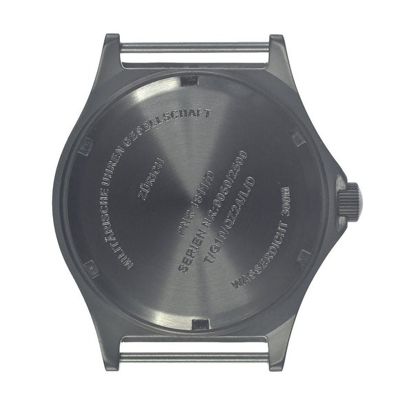 MWC Titanium General Service Watch, 300m Water Resistant, 10 Year Battery Life, Luminova, Sapphire Crystal and 12/24 Dial Format (Date Version) - Under Half Price - Ex Display Watch from the IFSEC 2023 Military and Security Industries Show