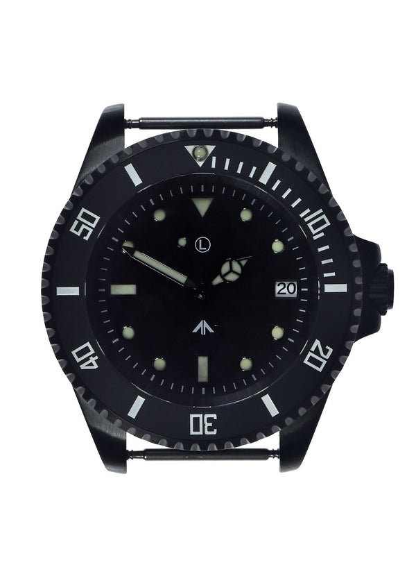 MWC 24 Jewel PVD 300m Automatic Military Divers Watch with Sapphire Crystal and Ceramic Bezel - Ex Display Watch - Location EU