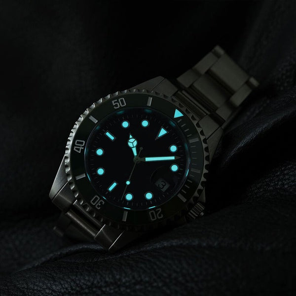 MWC 21 Jewel 300m Automatic Military Divers Watch with Sapphire Crystal and Ceramic Bezel on a Steel Bracelet (2 Remaining 2021 Models Reduced)