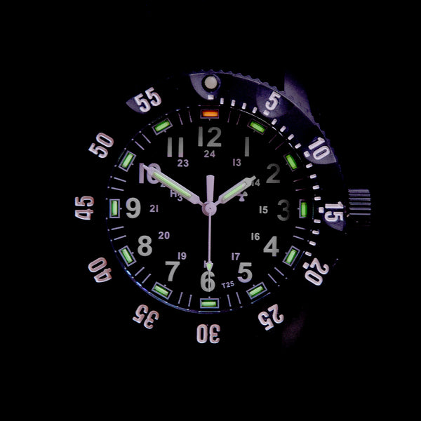MWC P656 Titanium Tactical Series Watch with GTLS Tritium and Ten Year Battery Life (Non Date Version) - Ex Display/Photographic Watch Half the Regular Retail Price