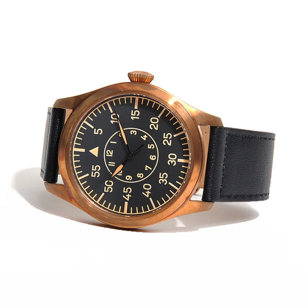MWC Classic 46mm Limited Edition Bronze XL Luftwaffe Pattern Military Aviators Watch (Retro Dial Version) - Brand New and Running but the Rotor Might Need Checking