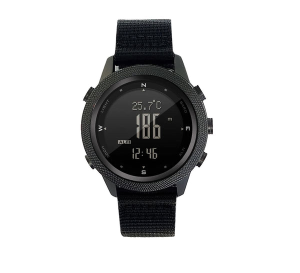MWC Tactical Military Watch with LCD Digital Display. Functions Include Altimeter, Barometer, Compass, Dual Time Zones and Step Counter - Brand New Pre-Production Watch Reduced