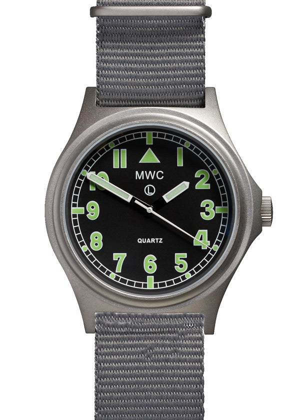MWC G10 100m / 330ft ft Water resistant Stainless Steel Military Watch with Sapphire Crystal - UK NATO Stock Number: NSN 6645-99-472-3228