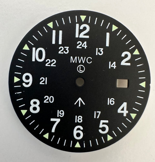 MWC G10 Battery Hatch Model Watch Dial Ideal for a Project or Dial Replacement