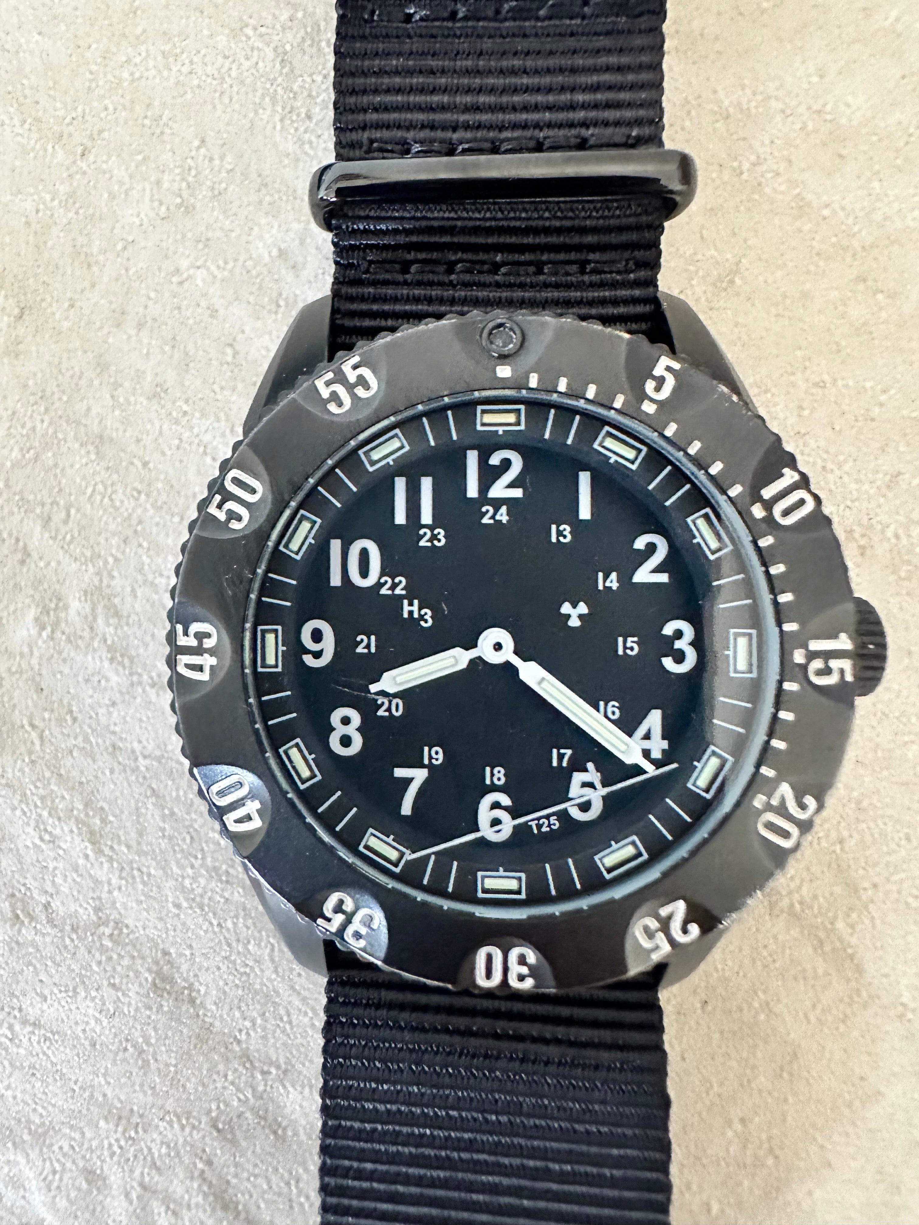 MWC P656 Tactical Series Watch with GTLS Tritium, Ronda 715li Movement ...