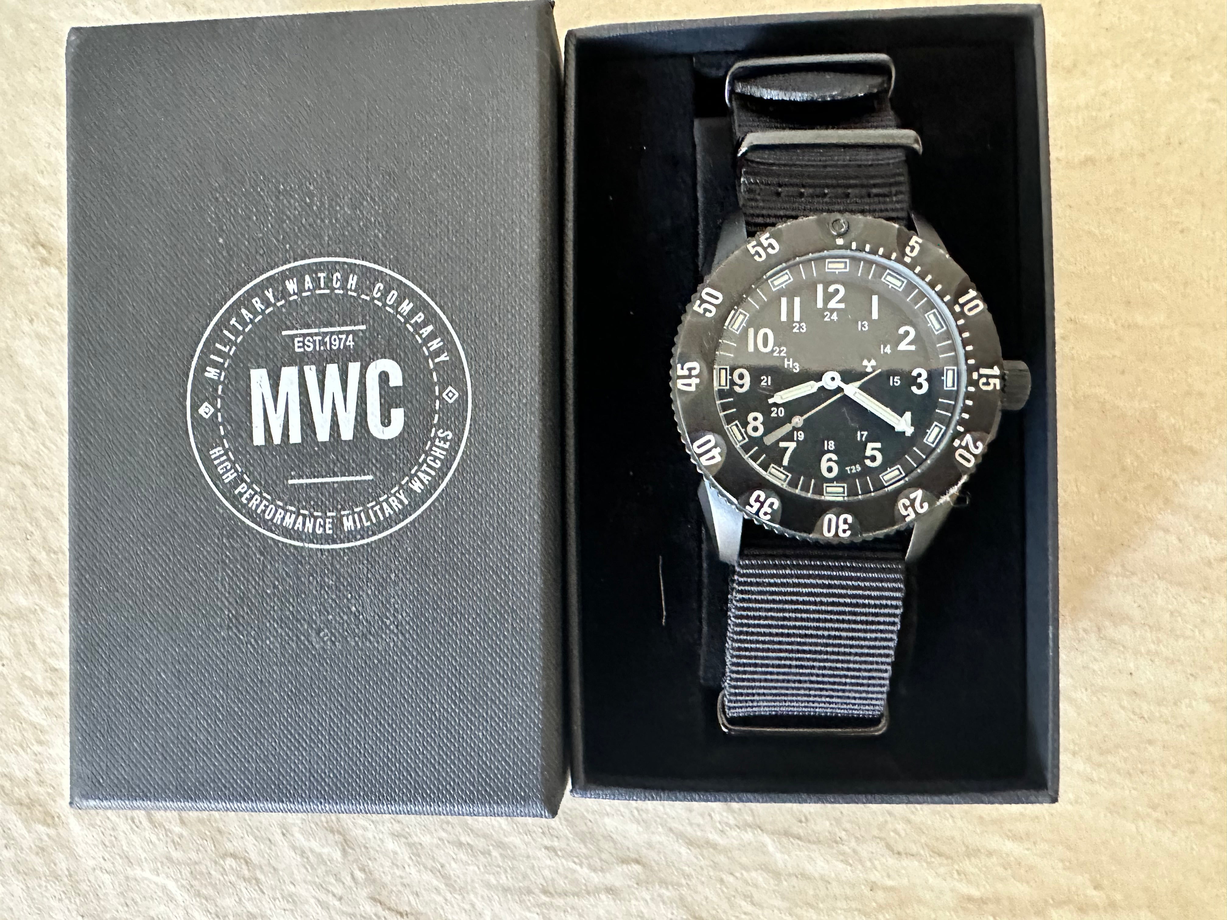 MWC P656 Tactical Series Watch with GTLS Tritium, Ronda 715li