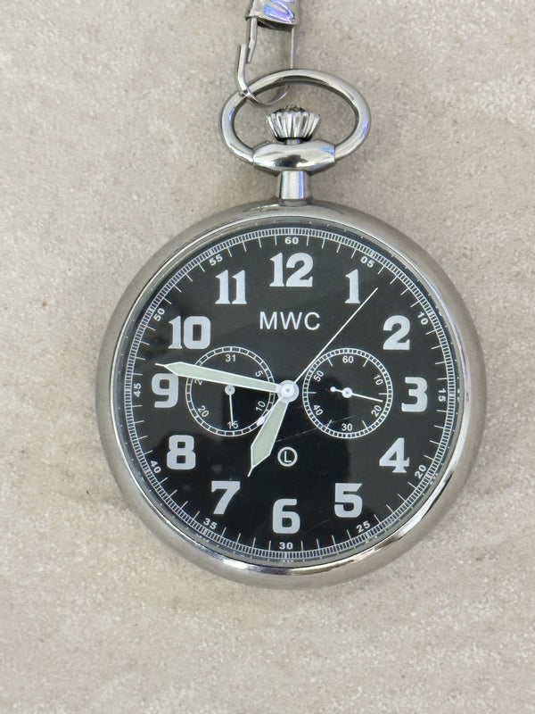 General Service Military Pocket Watch (Hybrid Movement with Black Dial) - Prototype Watch