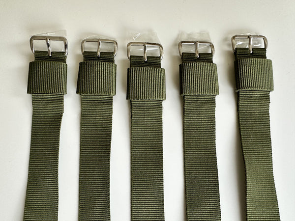 Clearance Bundle of 5 x 20mm US Pattern NATO Military Watch Straps as Pictured - Reduced to Under Half Price to Clear