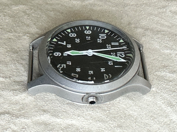 MWC GG-W-113 Classic 1960s/70s U.S Pattern Vietnam War Issue Watch with a Hybrid Mechanical/Quartz Hybrid Movement and 100m Water Resistance - Needs a New Crown