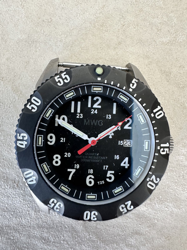 MWC P656 2023 Model Titanium Tactical Series Watch with GTLS Tritium and Ten Year Battery Life - Not Running