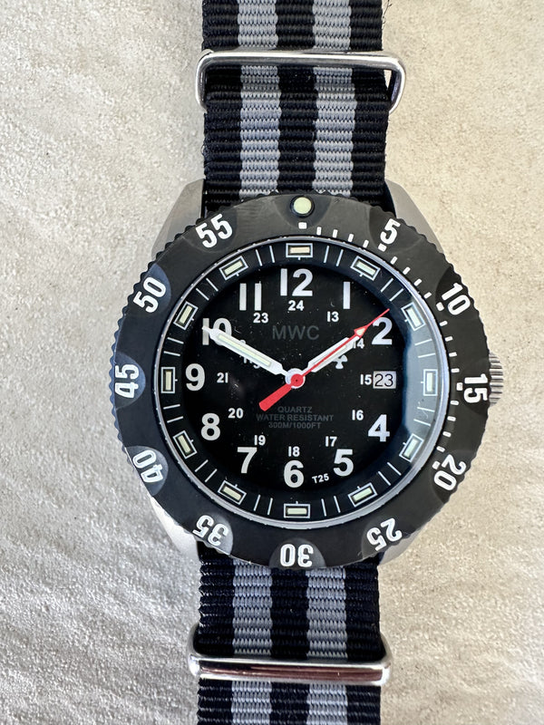 MWC P656 2023 Model Titanium Tactical Series Watch with GTLS Tritium and Ten Year Battery Life - Not Running