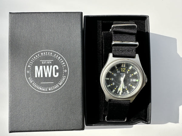 G10SL MKV 100m Water Resistant Military Watch with GTLS Tritium Light Sources -Old 2011 Model Issued but Running