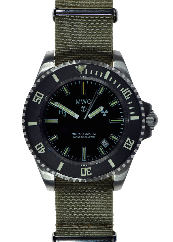 MWC 300m Automatic Military Divers Watch with Tritium GTLS Tubes - Ex Display Watch from the US Shot Show in Las Vegas