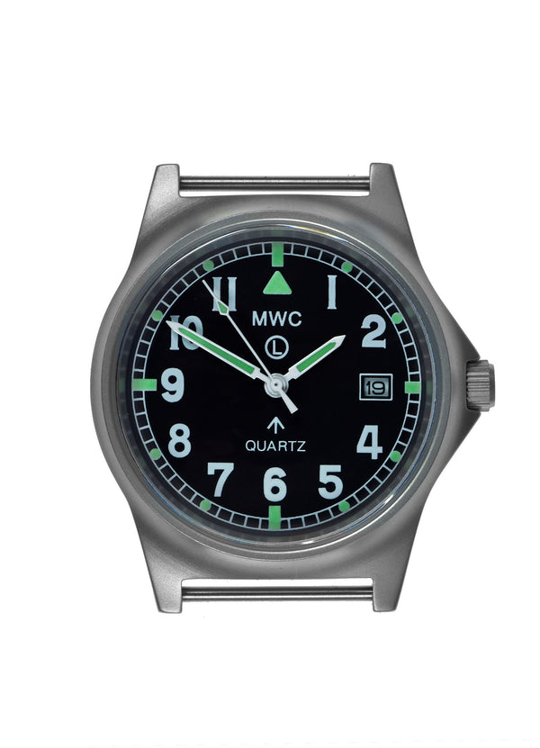 MWC G10 LM Stainless Steel Military Watch on a Black NATO Strap (Contract model with Broad Arrow/Pheon)