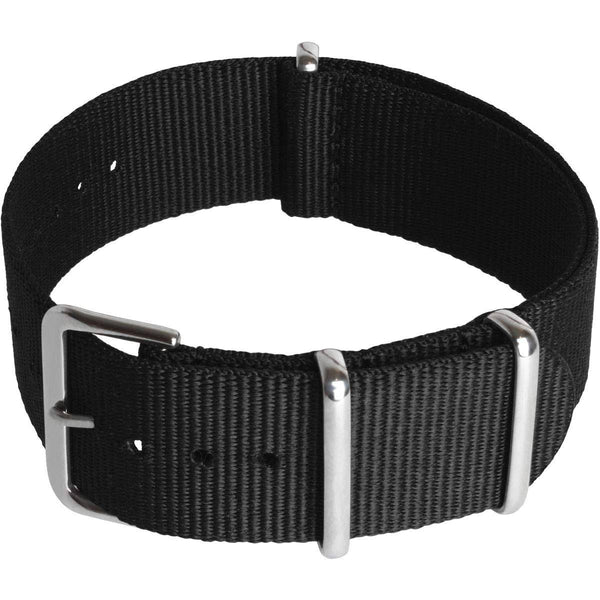 Discount Bundle of 10 x 20mm Black NATO Military Watch Straps Special Clearance Price