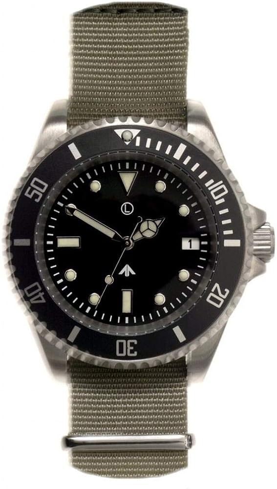 MWC 300m / 1000ft Stainless Steel Quartz Military Divers Watch (Unbranded) Ex Display Watch from the 2022 SPIE Security + Defence Show in Berlin - Reduced to Half Price!