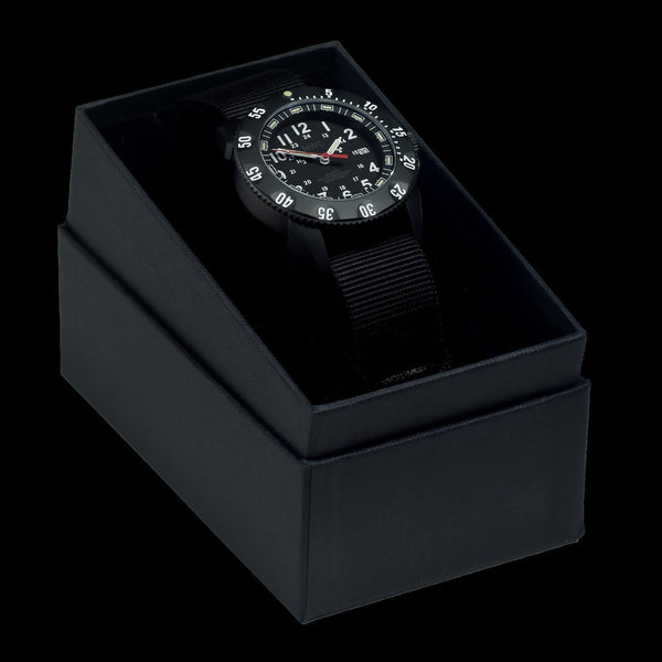 MWC P656 2023 Model PVD Titanium Tactical Series Watch with GTLS Tritium and Ten Year Battery Life (Date Version) - Brand New Watch But Not Running