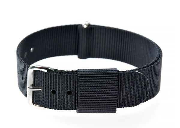 Reduced to Clear - Bundle of Five 18mm US Pattern Black Military Watch Straps Save over 70%!