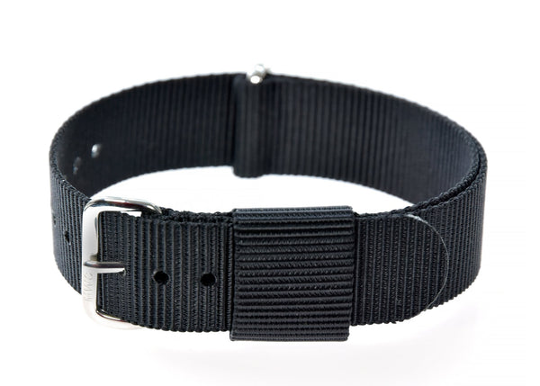 Reduced to Clear - Bundle of Five 20mm US Pattern Black Military Watch Straps Save over 70%!