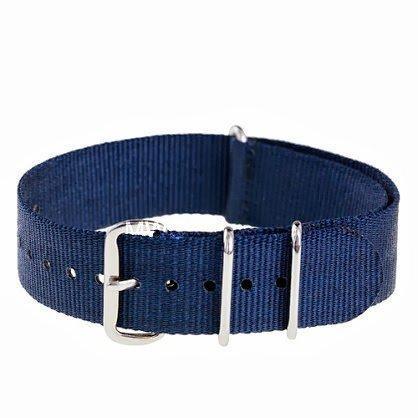 22mm Navy Blue NATO Military Watch Strap