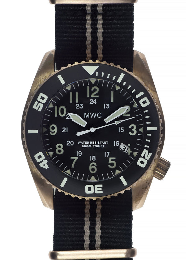 Limited Edition Bronze MWC "Depthmaster" 100atm / 3,280ft / 1000m Water Resistant Military Divers Watch with Helium Valve (Automatic) Ex Display Watch from the IWA Show in Germany