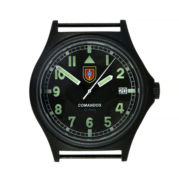 Portuguese Commandos 55th Anniversary Watch 300m / 1000ft Water resistant in PVD Steel Case with Sapphire Crystal (Dated) Only 3 Pieces Available
