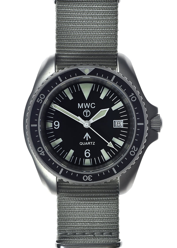 MWC 1999-2001 Pattern Quartz Military Divers Watch with Sapphire Crystal and 10 Year Battery Life - Ex Display Watch from a Trade Shown