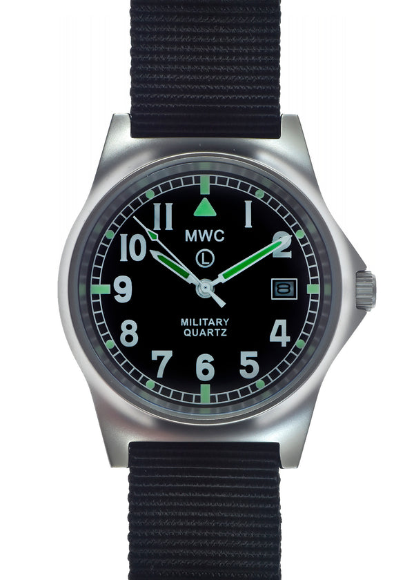 MWC G10 LM Stainless Steel Military Watch (Black Strap) - Brand New Fault if Any Unknown