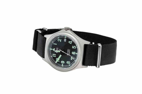 MWC G10 50m (165ft) Water Resistant NATO Pattern Military Watch with Battery Hatch and 60 Month Battery Life