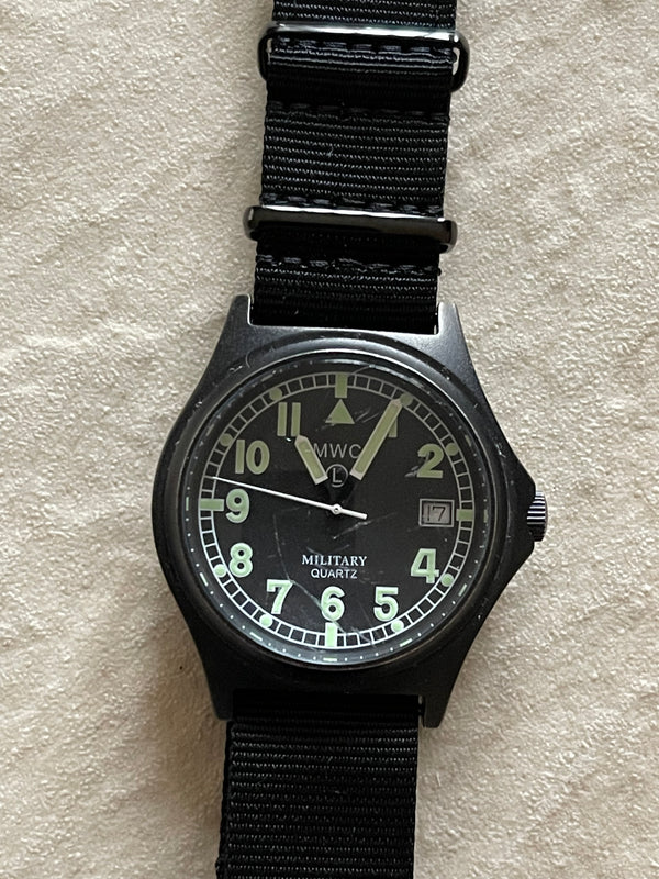 MWC G10 PVD Stealth 100m Water Resistant Military Watch - Not Running but 11 Years Old So May Well be Just a Battery Needed