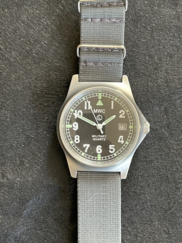 MWC G10LM on Grey NATO Strap - Very Clean but Not Running Maybe just a Battery Needed