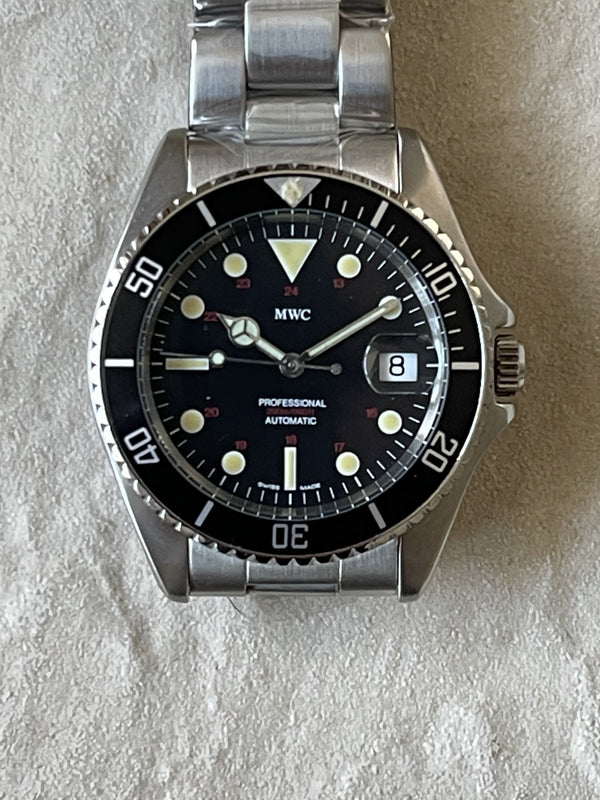 Very Rare - Brand New 1994 Model MWC 200m Automatic Divers Watch with Swiss ETA-2824 Movement