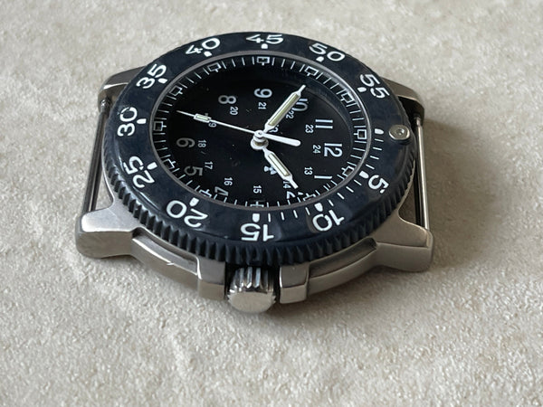 Rare 2004 Military Specification P6506 Watch with GTLS Tritium, Quartz Movement and Sapphire Crystal (Date Version) - Not Running But Around 18 Years Old So Maybe Just a Battery