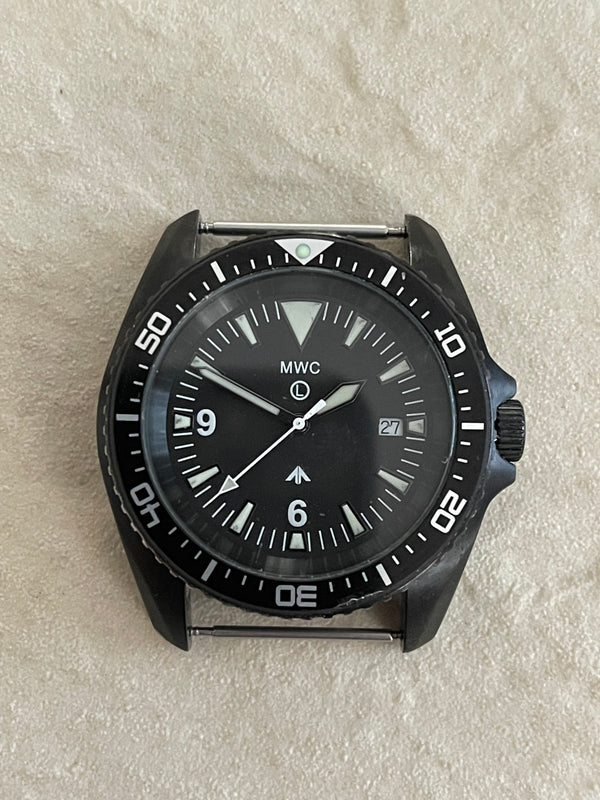 MWC Military Divers Watch in PVD Steel Case (Quartz) - Excellent Condition and Keeping Perfect Time