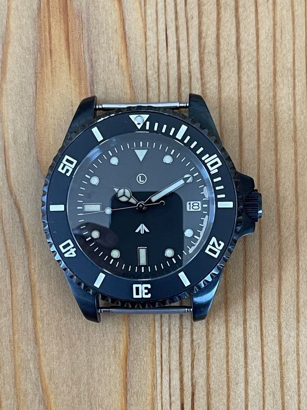 MWC Non Reflective PVD 300m Automatic Military Divers Watch Current Model with Sapphire Crystal and Ceramic Bezel- Running and Looks Very New