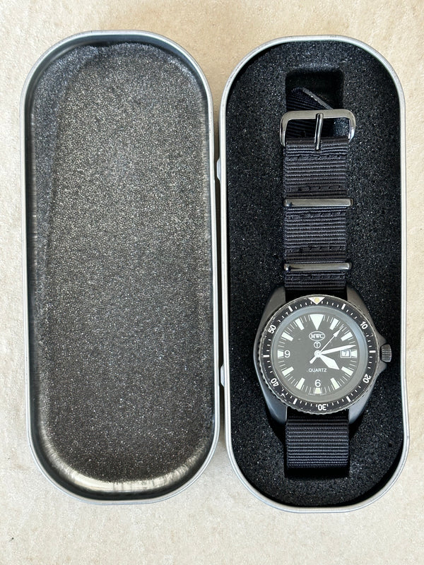 Very Rare Original 1998 MWC Quartz Military Divers Watch - Not Running but Very Collectable and Well Worth Repairing