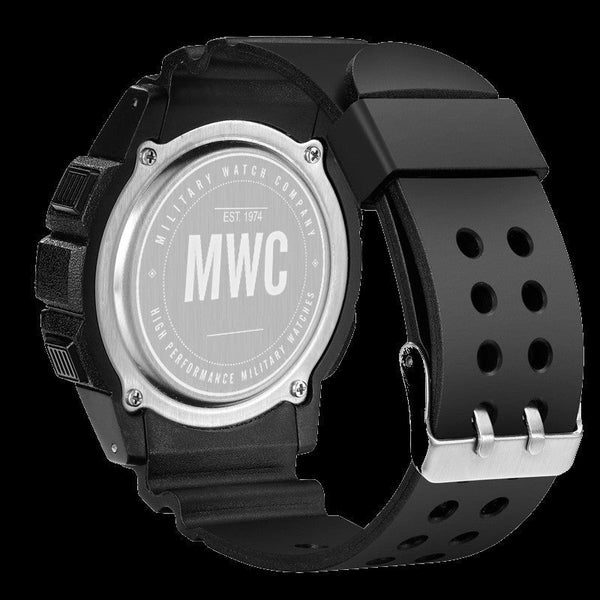 MWC Digital Military Watch with Bluetooth, Step Counter, 100m Water Resistance, Remote Camera and Android / iOS Compatibility - To Clear Will Possibly Need New Batteries Soon