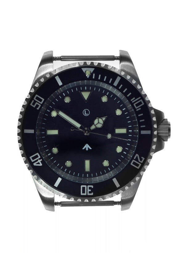 MWC 300m / 1000ft Stainless Steel Hybrid Military Divers Watch with Sweep Secondhand - Brand New Ex Display Watch from the 2023 IFSEC International shoe at the ExCeL in London - Save 50%