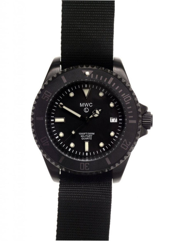 MWC 300m / 1000ft PVD Steel Military Divers Watch (Quartz) - Ex Display Watch from a Military / Security Industries Trade Show