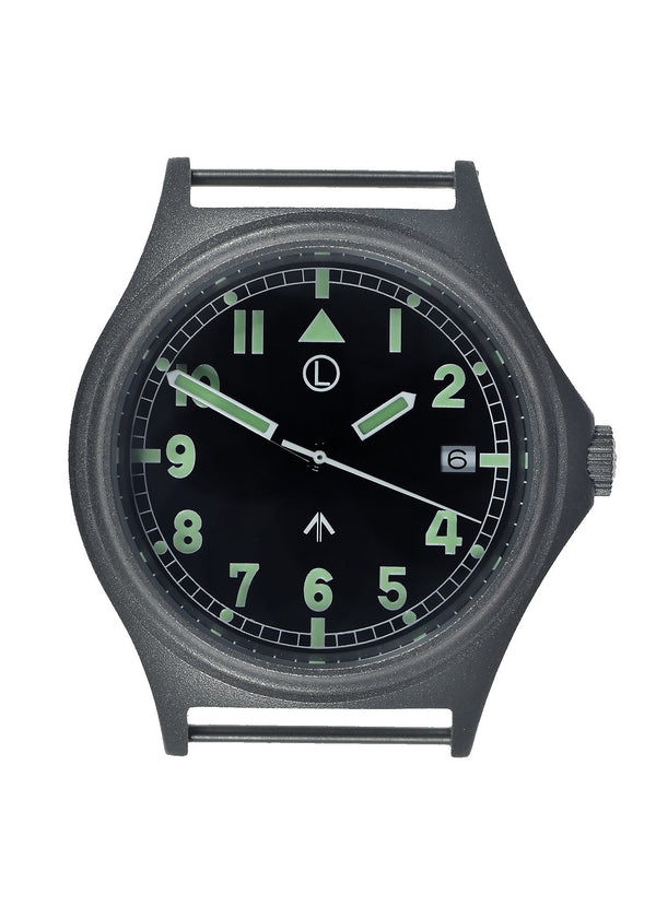 G10 100m Water resistant Military Watch with 12 Hour NATO Pattern Dial in Stainless Steel Case with Screw Crown (Unbranded) - 2 x Ex Display Watches Available
