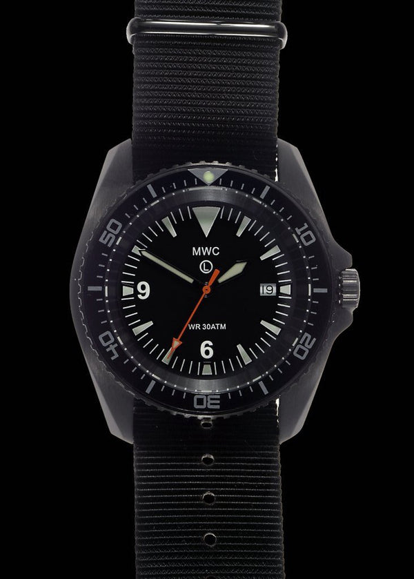 Ex Display - MWC Military Divers Watch in PVD Steel Case (Automatic)  Half Price!