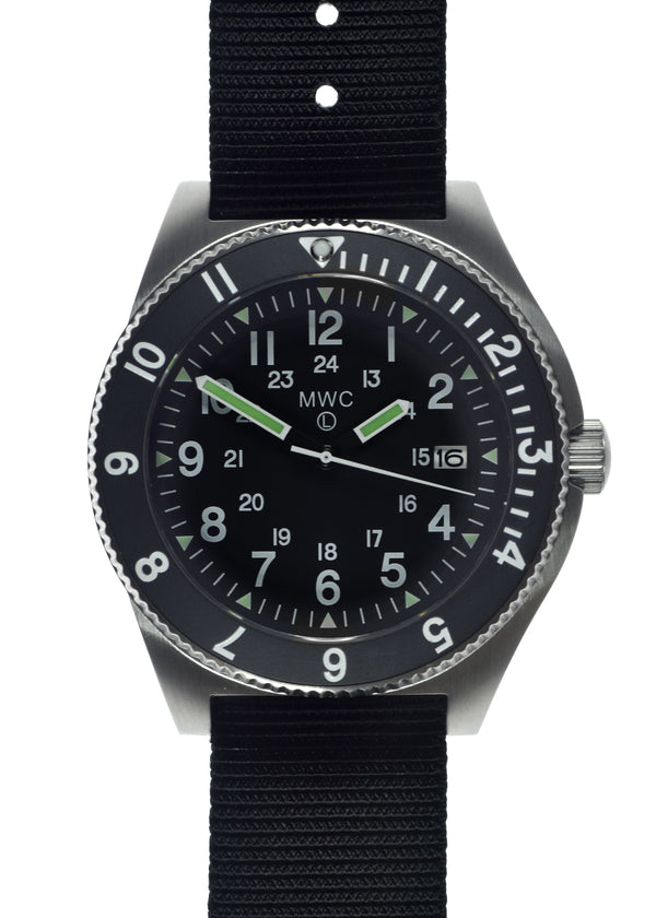 MWC 300m Water Resistant Stainless Steel Navigator Watch with Luminova (Automatic) - Ex Display Watch Reduced by 50%