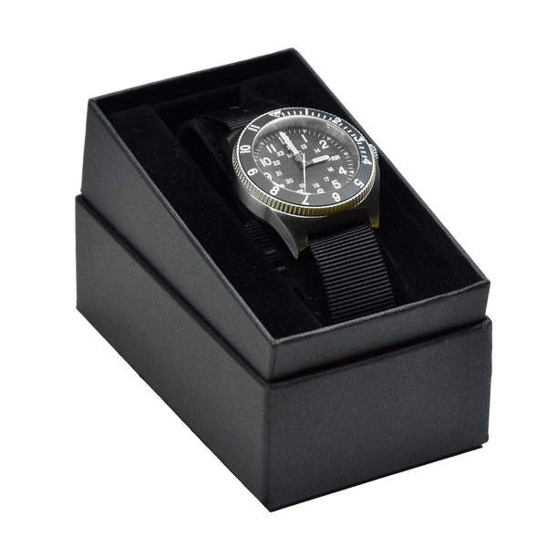 MWC 300m Water Resistant Stainless Steel Navigator Watch with Luminova (Automatic) - Ex Display Watch Reduced by 50%