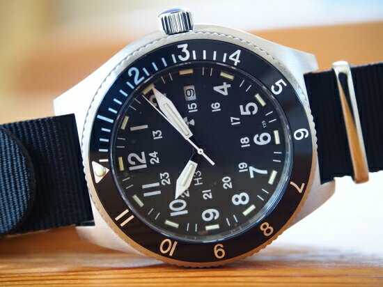 MWC 300m Water Resistant Stainless Steel Tritium GTLS Navigator Watch - Ex Display Watch from the IWA Show in Germany