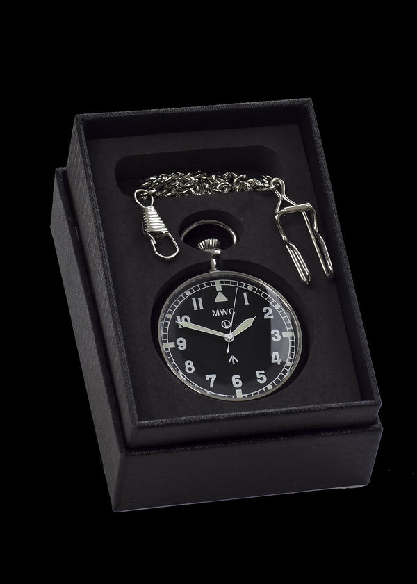 General Service Military Pocket Watch (Hybrid Movement with Black Dial) - Ex Demo/Display Watch Watch