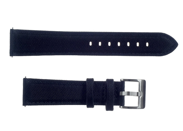20mm Black Sailcloth CORDURA® Watchstrap