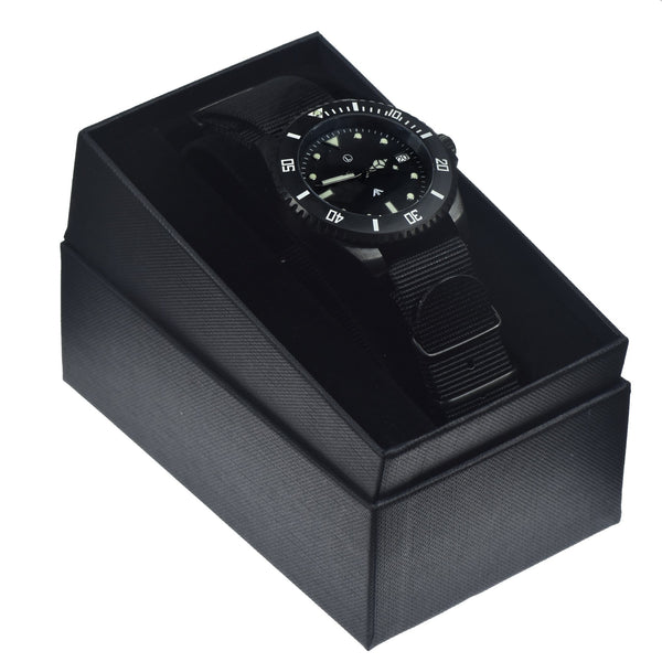 MWC 24 Jewel PVD 300m Automatic Military Divers Watch with Sapphire Crystal and Ceramic Bezel