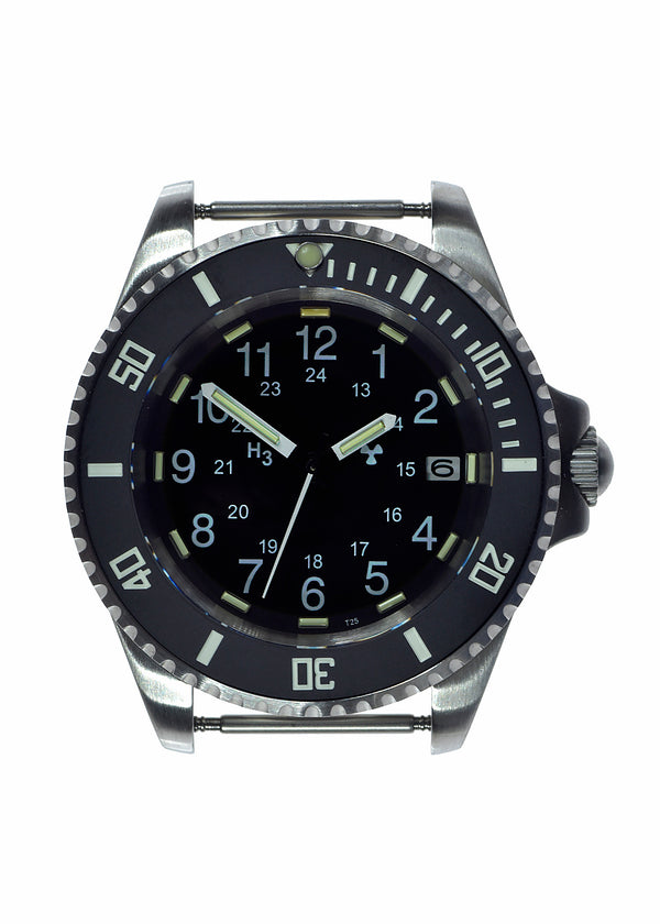 MWC 24 Jewel 300m Automatic Military Divers Watch with Tritium GTLS, Sapphire Crystal and Ceramic Bezel